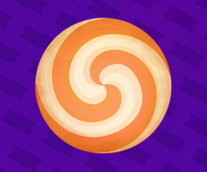 swirled candy