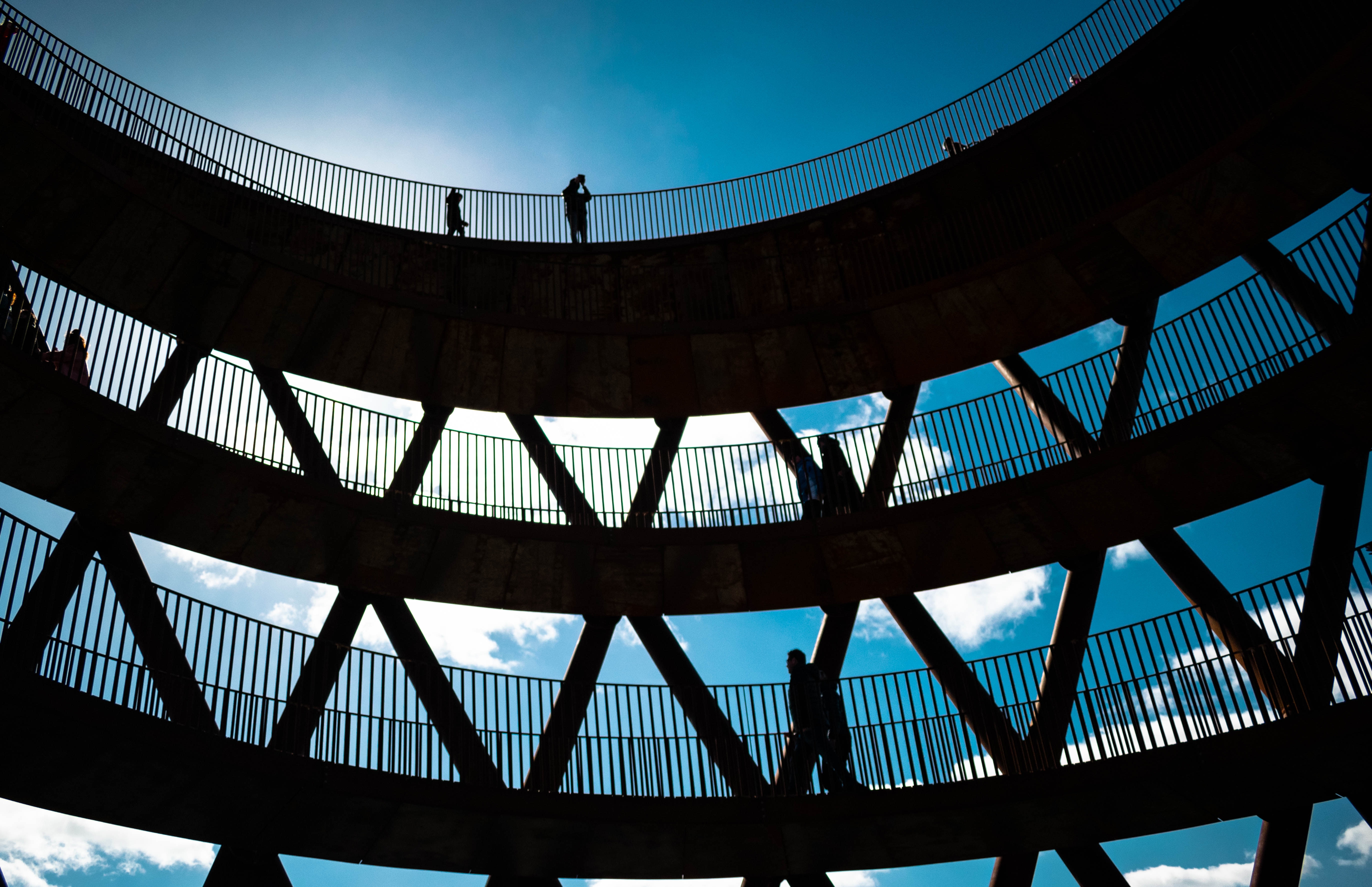 People on walkway